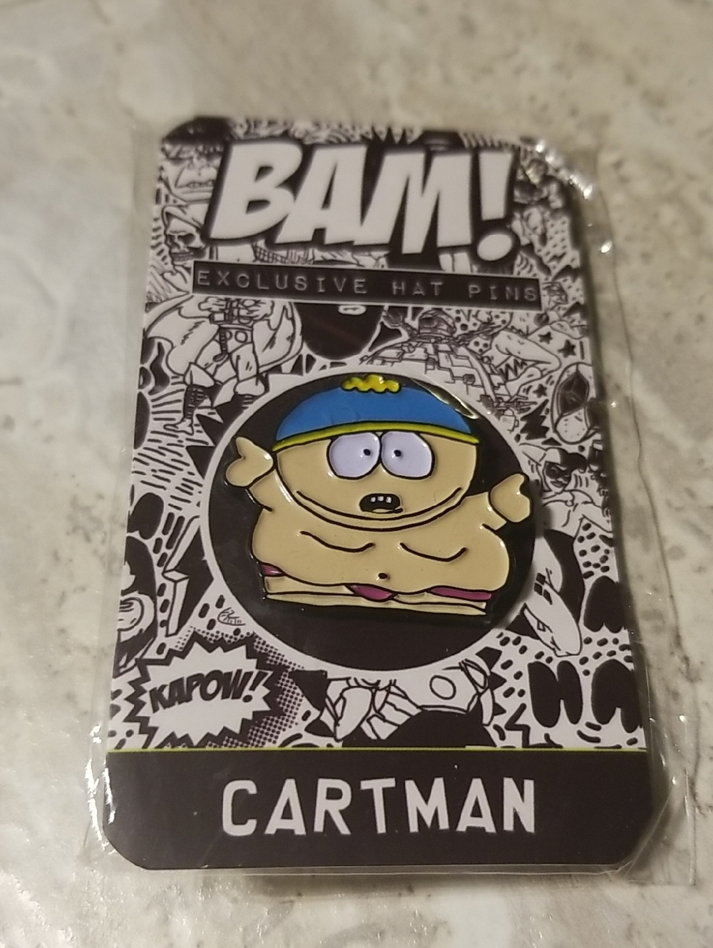 Cartman Bam! Enamel Hat Pin